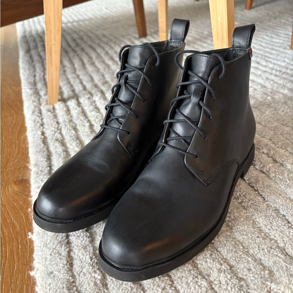 Camper Iman Gore-Tex Black Lace-up Waterproof Bootie, Women’s EU 40/US 9
